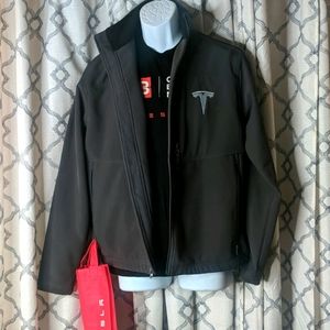 Tesla Coat, Shirt, and bag set NWOT